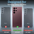 SPIDERCASE Designed for Samsung Galaxy S22 Ultra Case, Waterproof with Built-in Screen Protector, Heavy Duty - Black