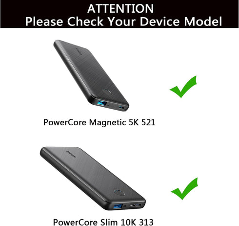 khanka Hard Travel Case Replacement for Anker Portable Charger 313 Power Bank (PowerCore Slim 10K) 10000mAh Battery Pack, Case Only