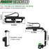 UHANBUT 360 Rotatable Car Sun Visor Phone Holder, Portable Retractable Automotive Cell Phone Mount, Universal Vehicle
