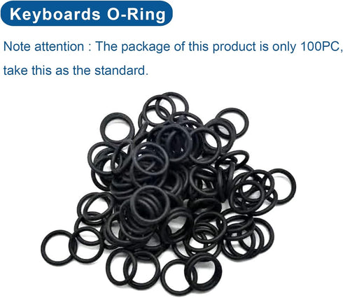 40A 0.2mm Rubber O-Ring Switch Dampeners Keycap suitable for Cherry MX Key Switch Keyboards Dampers (200/pack) by onlineseal