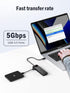 Lemorele 10 in 1 USB C Docking Station for Laptop, Triple Display Monitors Adapter w/4K Dual HDMI, 1080P VGA, 3