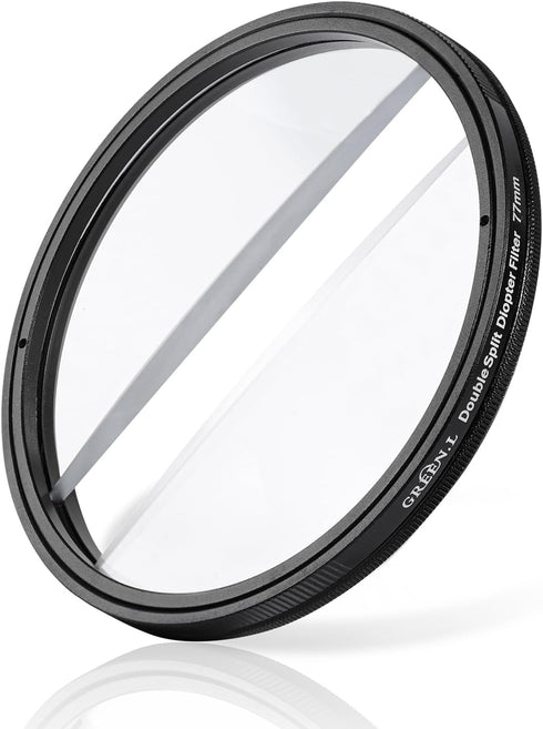 77mm Center Field Split Diopter Effect Filter for Camera Lens