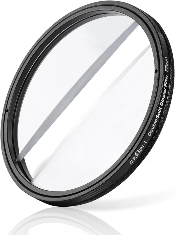 77mm Center Field Split Diopter Effect Filter for Camera Lens