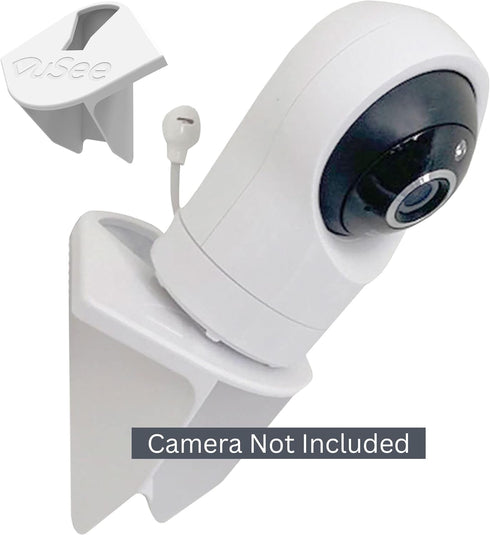 Anywhere Baby Monitor Mount, Compatible with Most Baby Brands, Simple Peel and Stick Installation, 1 Pack, White