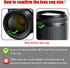 62mm Snap-On Lens Cap for Nikon Nikkor Z 50-250mm/85mm F1.8D/105mm F2.8G 60mm F2.8 Lens for Z50, Sony RX10 CX900E