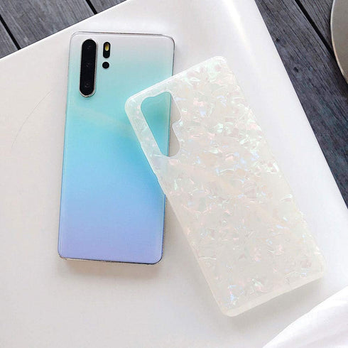 J.west Galaxy S10e Luxury Sparkle Glitter Pattern Slim Clear TPU Silicone Phone Case
