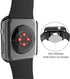 Misxi 2 Pack PC Case with Tempered Glass Screen Protector, Ultra-Thin Scratch Resistant Cover for Apple Watch Series 9,