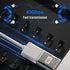 2 Pack Type C Male to USB 3.0 A Female Charger Converter, 10Gbps USB 3.1 Type C to USB A OTG 120W Fast Charging for