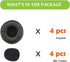 Ear Pads Replacement for Plantronics Headset, 50mm Ear Cushions Fit HW251N HW261N HW510 HW520 Blackwire C320 3210 3220