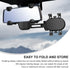 ZNDAW 360 (4 Rear View Mirror Phone Holder, Rotatable Multifunctional Rearview Mirror Mobile Phones Mount, Universal
