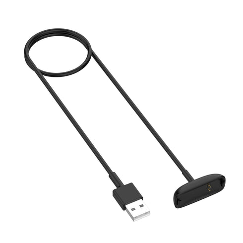 FitTurn USB Charger Compatible with Fitbit Inspire 3 Activity Tracker 3.3ft/100cm Replacement USB Charger Charging Clip Cable Base Data Sync for Inspire 3 Fitness Tracker 2Pack Black