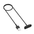 FitTurn USB Charger Compatible with Fitbit Inspire 3 Activity Tracker 3.3ft/100cm Replacement USB Charger Charging Clip Cable Base Data Sync for Inspire 3 Fitness Tracker 2Pack Black