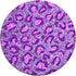 Cute Purple Leopard Print Pattern Fashion Design PopSockets Standard PopGrip