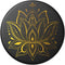 PopSockets Adhesive Phone Grip, Holder, Phone Stand, Celestial - Golden Prana Black