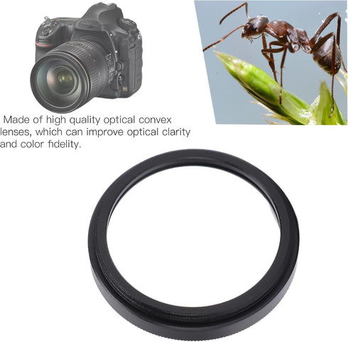 GOWENIC 37mm Set (+1, 2, 4, 8 +10 Set (10 Closeup Filter and Diopters) for Digital Cameras,High Definition Macro Close