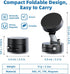 AUKSKY 17 16 15 14 13 12, Vacuum Magnetic Phone Holder, Foldable Car Mount with Windshield Suction Cup & Metal Ring