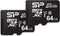 Silicon Power Elite 64GB microSDXC 2-Pack MicroSD Memory Card with Adapter for Nintendo-Switch, Wyze Cam