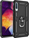 Military Grade Drop Impact Case for Samsung Galaxy A50, 360 Metal Rotating Ring Kickstand Holder, Heavy Duty