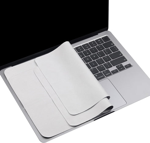 2 Pack Microfiber Liner Cleaning Cloth Screen Keyboard Imprint Protection for MacBook