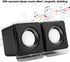 Computer Speakers for Desktop PC Laptop Mac, USB 2.0 Mini Wired Combination Speaker Dual Stereo Clear Speaker System with Volume Control