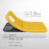 kwmobile Case Compatible with Apple iPhone 11, TPU Phone Cover with Credit Card Holder, Radiant Yellow