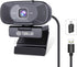 TOALLIN 1080P Full HD Webcam with Dual Microphones, Computer Web Camera, 90 Wide
