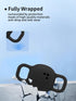 UYRUREL Weight-Bearing.Black(2 Pack). Case for Telylou Air Tag Bluetooth Tracker - Silicone Wear-Resistant