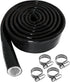 Amerbro 3/4" ID Heat Shielded Fire Thermo Armor Fire Sleeve Silicone Coated Fiberglass