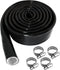 Amerbro 1/2" ID Heat Shielded Fire Thermo Armor Fire Sleeve Silicone Coated Fiberglass