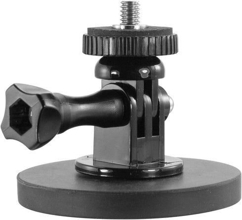 iBOLT 88mm Diameter Magnetic Mount Base w/ 1/4 20 Camera Screw and Action