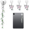 WLLHYF Cute Phone Charms Set Including Type C/USB C Dust Plug, Heart Grip
