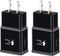 Adaptive Fast Charging Block USB Wall Charger, 2-Pack: Travel Quick Charger Adapter for Samsung Galaxy S22 S21 S20