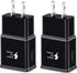 Adaptive Fast Charging Block USB Wall Charger, 2-Pack: Travel Quick Charger Adapter for Samsung Galaxy S22 S21 S20