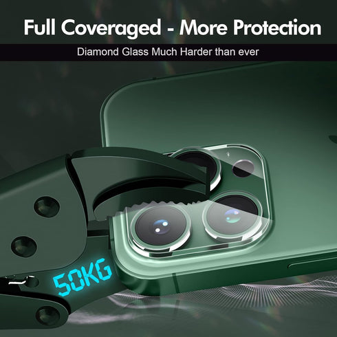 3PCS Rear Camera Lens Protector for iPhone 13 Pro/13 Pro Max, HD Clear Full Coverage Guard