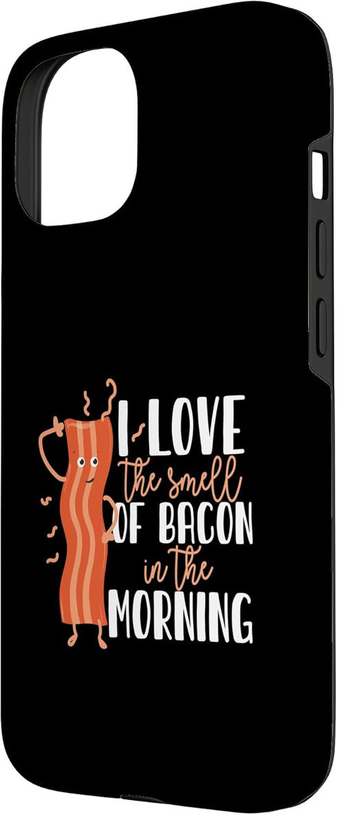 Funny Bacon Designs For Bacon Lovers 15 Funny Cute Bacon Strip Design For Breakfast Case for iPhone
