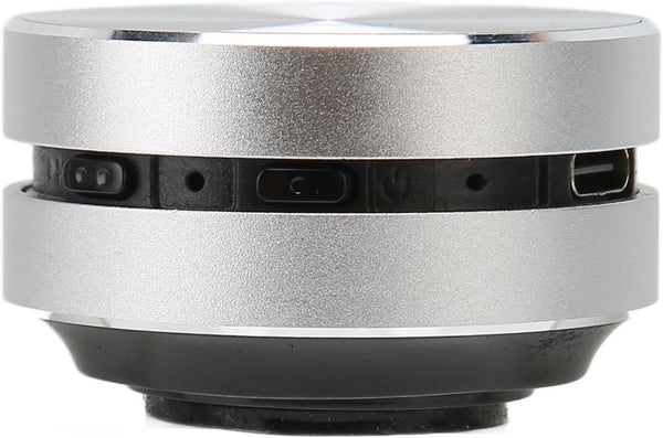 FOSA Mini Bluetooth Speaker - Bone Conduction, Stereo Magnetic Portable Speaker, Supports FM Radios (Silver)