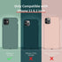 Cordking iPhone 11 Case: Silicone Ultra Slim Shockproof with Soft Anti-Scratch Microfiber Lining - 6.1 inch Midnight