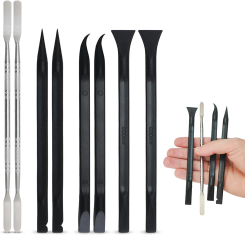 KESEM 8pcs Spudger Pry Opening Tool Kit, Plastic & Metal Spudger Prying &