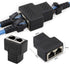 Generic 1 2 RJ45 to Ways Female Splitter Ethernet Network Cable Double Connector Adapter Ports Coupler for Laptop