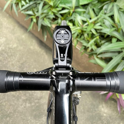 Out Front Mount Compatible with Garmin Edge, Wahoo Elemnt, Bryton, Stages, Adjustable Combo Mount