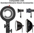 SMALLRIG 60B/60C 100B/100C 3.3lbs 4476 Bowens Mount Adapter, Only for RC & RC Series COB Light, Compatible