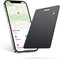 Ucard Thin Bluetooth Tracker Card, Rechargeable Wallet Finder, Works with Apple Find My (iOS Only), Black