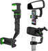 360° Car Rearview Mirror Mount Stand Holder for Cell Phone and GPS, Adjustable Phone Holder for All Models