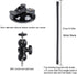 PellKing Suction Cup Mount for Insta360 X3/X2/X, GoPro with 27cm Extension Tube and Double Ball Head Adapter