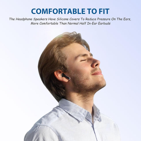 Wireless Earbuds for iPhone 16 15 Pro Max Plus 14 13, Bluetooth 5.3 Noise Isolating Ear Buds with Mic for Android