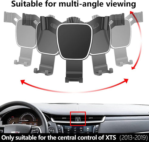 Car Phone Holder for Cadillac XTS 2013-2019, Auto Accessories Navigation Bracket Mobile Cell Phone Mount