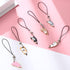 Yinkin 6 Pieces Kawaii Cat Charm for Mobile Phone - Cute Hanging Cat for Backpack, Wallet, Keychain Pendant