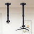 WINRIOO Universal Projector Ceiling Mount Adjustable Length 14-24 in,4-Hole & Single-Hole Compatible Bracket