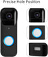 LEFXMOPHY Camera Cases Compatible with Blink Video Doorbell Cover Black Silicone Waterproof Protetive Skin