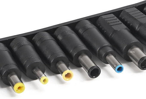 Universal 10Pcs DC 5.5x2.1mm Connectors Plug Kit, Laptop Notebook Input DC Plug Set, Female Adapter Base